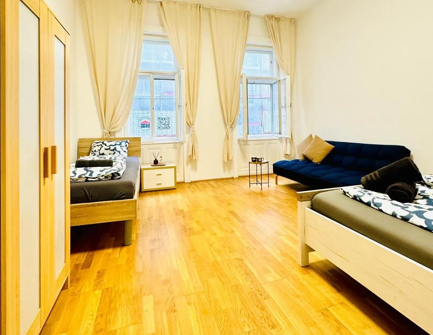 Апартаменты Comfy 1Br Apt For 4, 10Min Transport To Stadthalle Вена